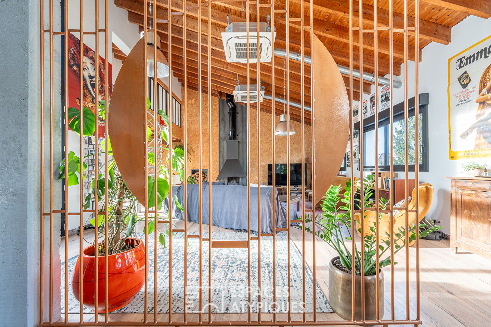 The architect’s house with an industrial and modernist spirit