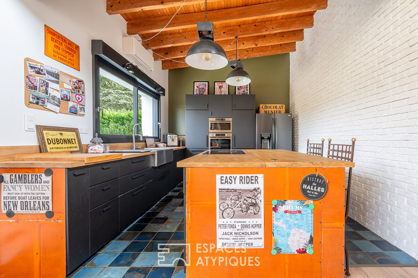The architect’s house with an industrial and modernist spirit