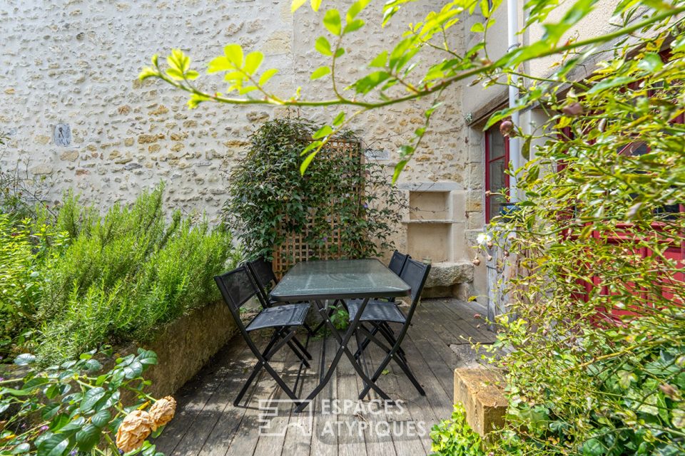 Gîte de charme en semi troglodyte