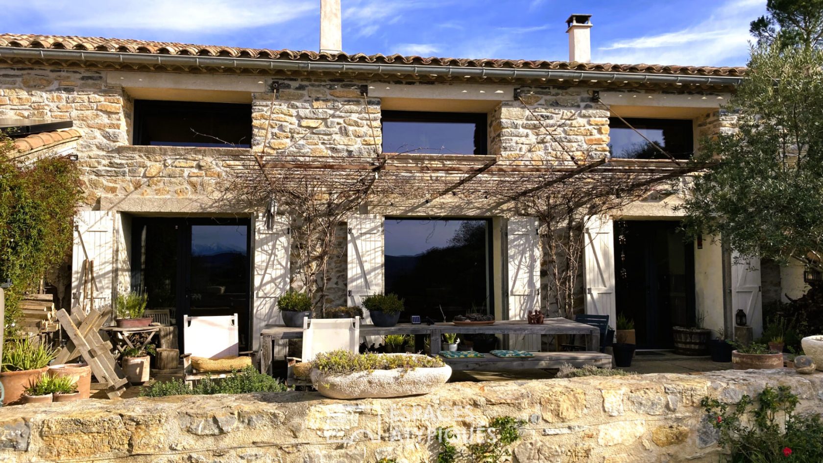 Sublime bergerie écologique rénovée avec vue sur le Canigou