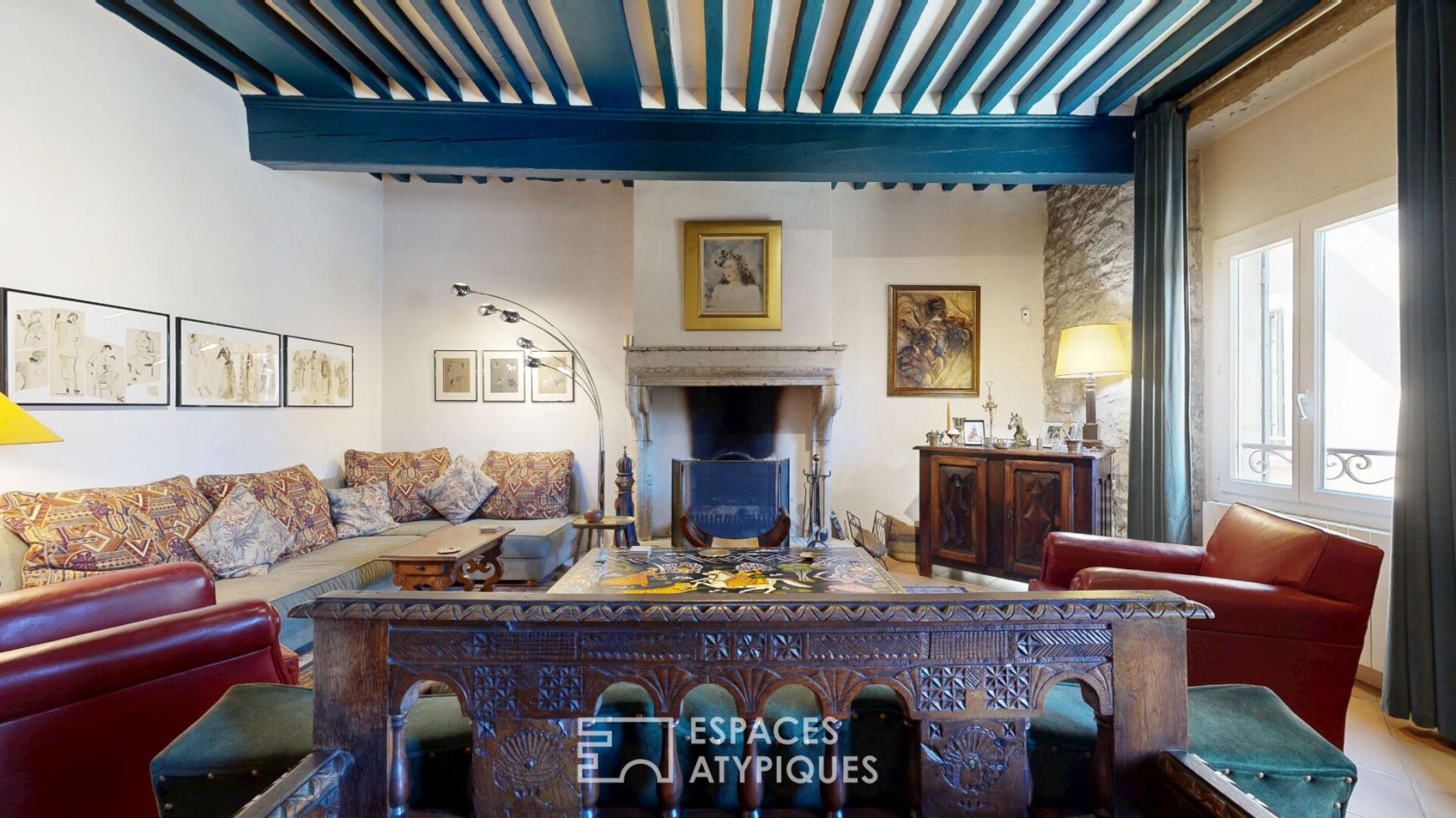Charmante maison en pierre du XVIIe siècle avec vue sur la Cité de Carcassonne
