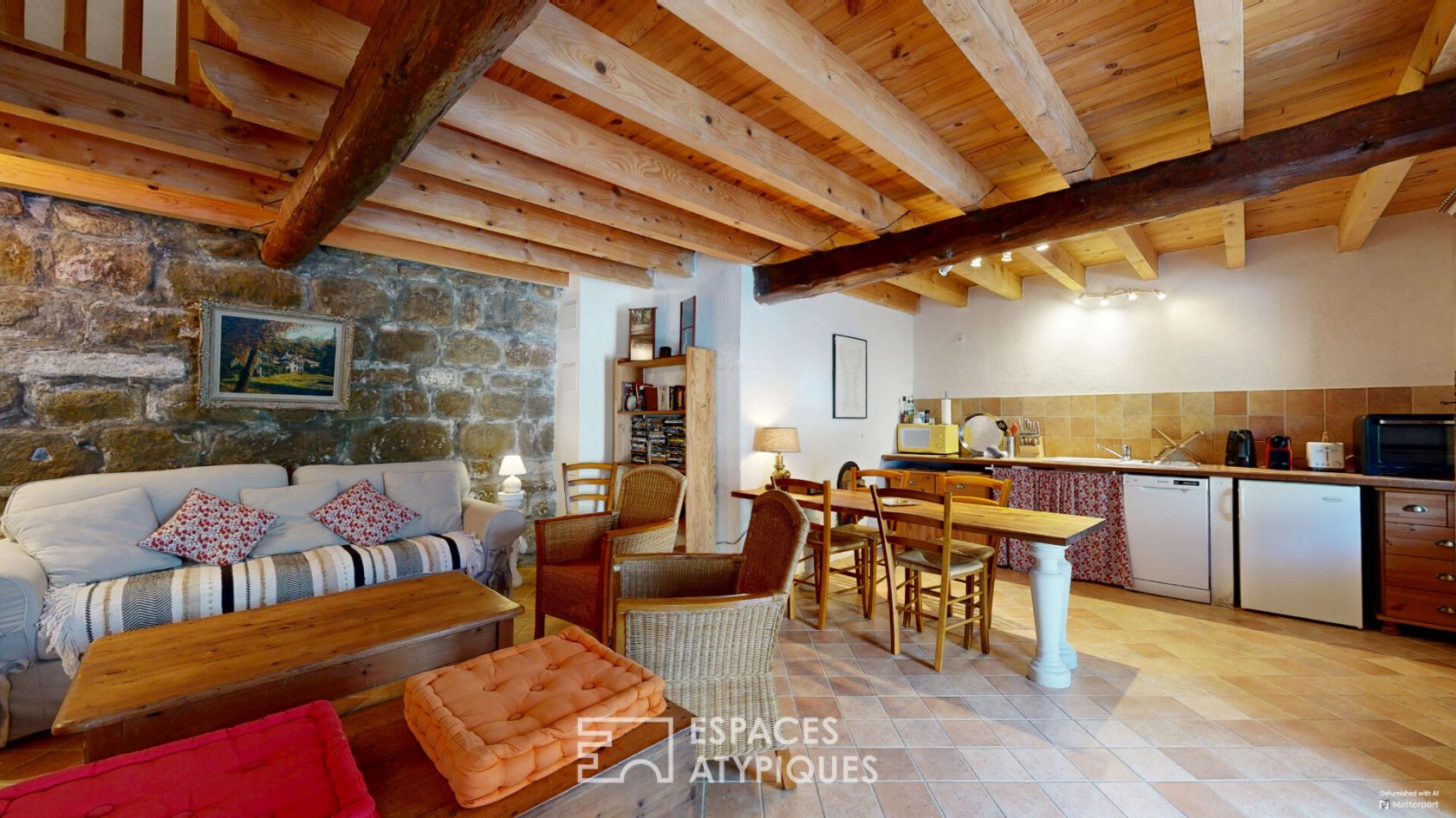Charmante maison en pierre du XVIIe siècle avec vue sur la Cité de Carcassonne