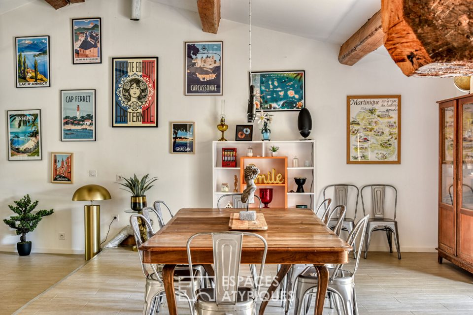 Maison vigneronne de caractère avec appartement indépendant, proche Carcassonne