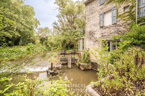 Moulin du XVIIème propice à la chambre d’hôtes et gîtes proche de Carcassonne
