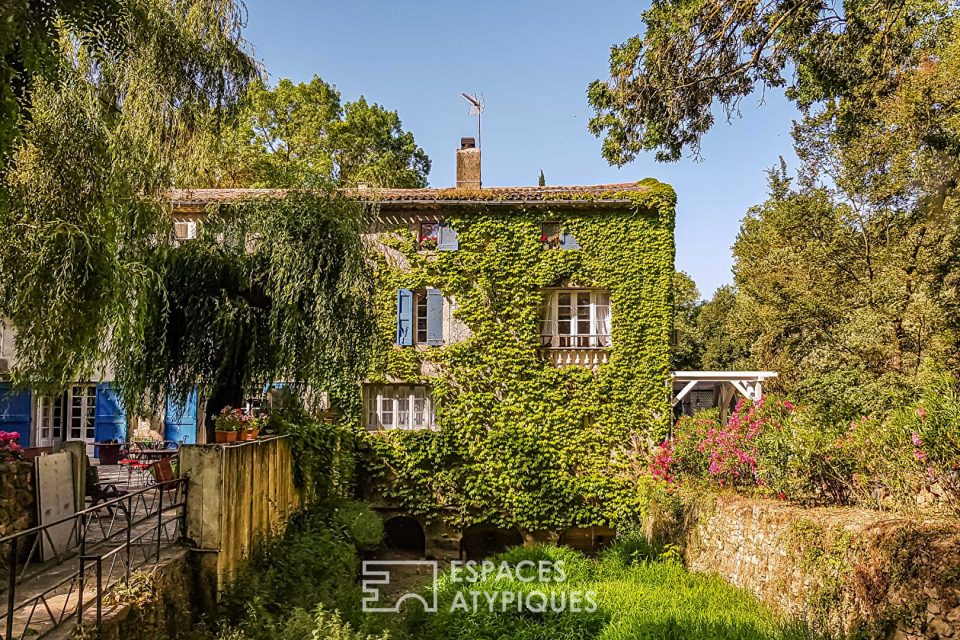 Moulin du XVIIème propice à la chambre d'hôtes et gîtes proche de Carcassonne