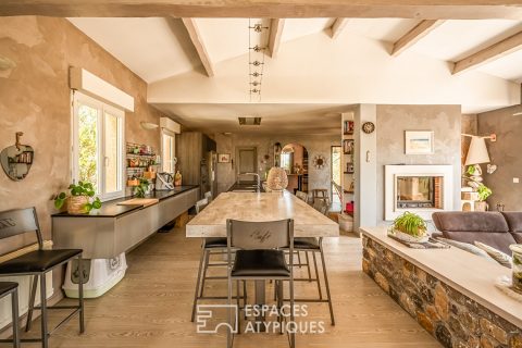 Villa de charme avec vue imprenable sur la mer