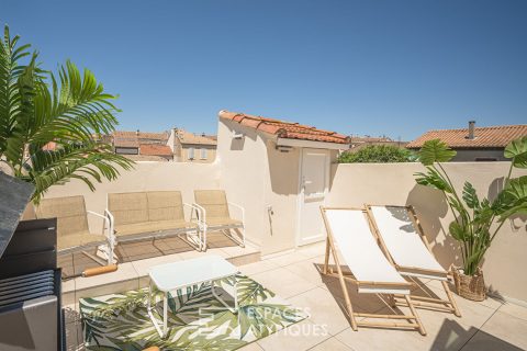 Appartement contemporain et sa tropézienne au coeur de Narbonne