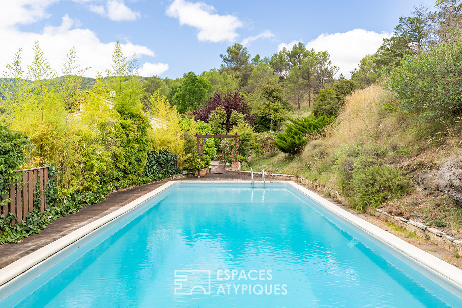 Character house with garden and swimming pool