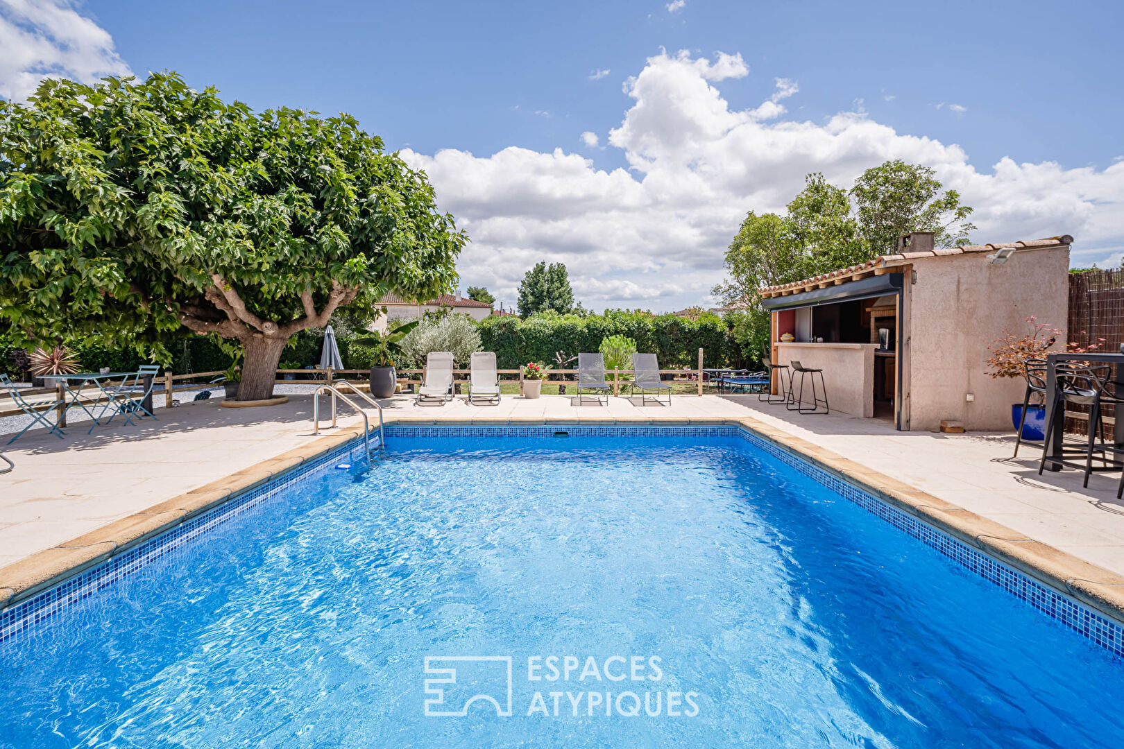 Peaceful Setting near Narbonne – Unique Property with Pool and Landscaped Garden