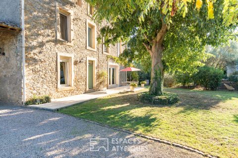 Mansion on the banks of the Canal du Midi in Carcassonne