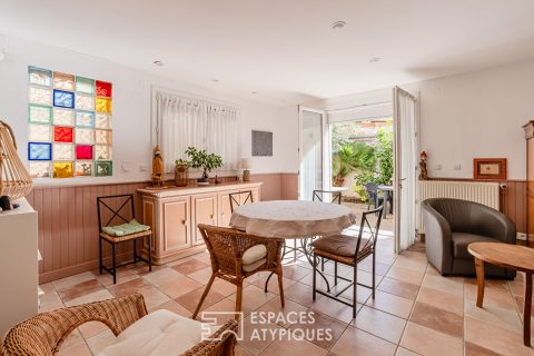 Narbonne center ? Charming house with patio and convertible basement