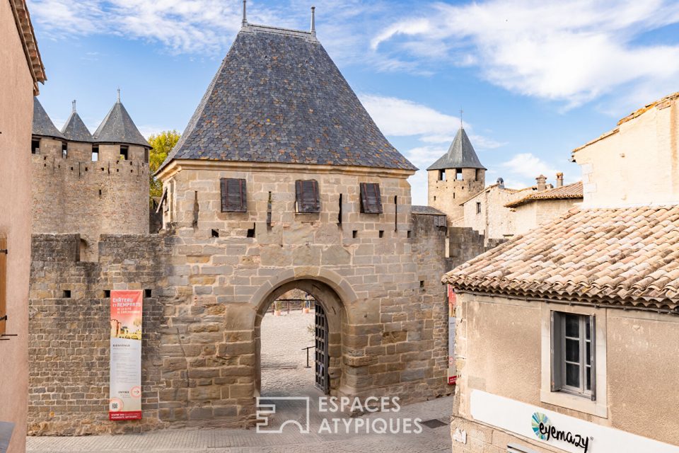 Maison atypique avec vue sur le Château Comtal - Cité de Carcassonne