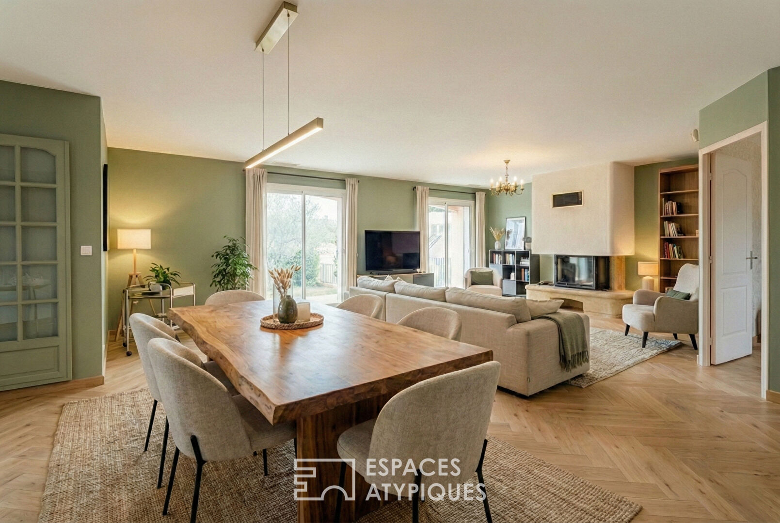 Villa au calme avec potentiel à révéler