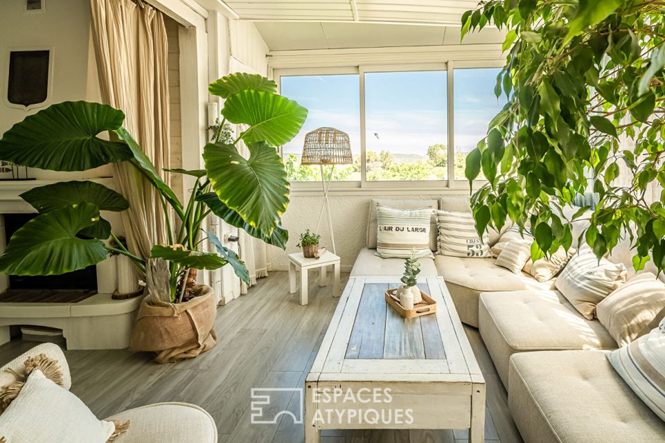 Demeure de charme, plage des chalets à Gruissan Plage- Entre mer et Clape