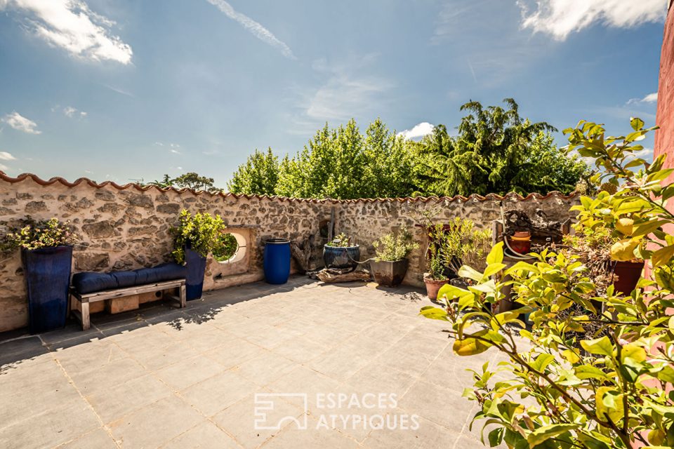 Bourgeoise de caractère avec rooftop confidentiel - Proche Narbonne