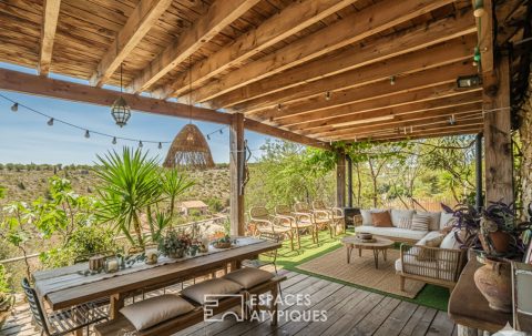 L&rsquo;Intemporel refuge de caractère avec vue mer