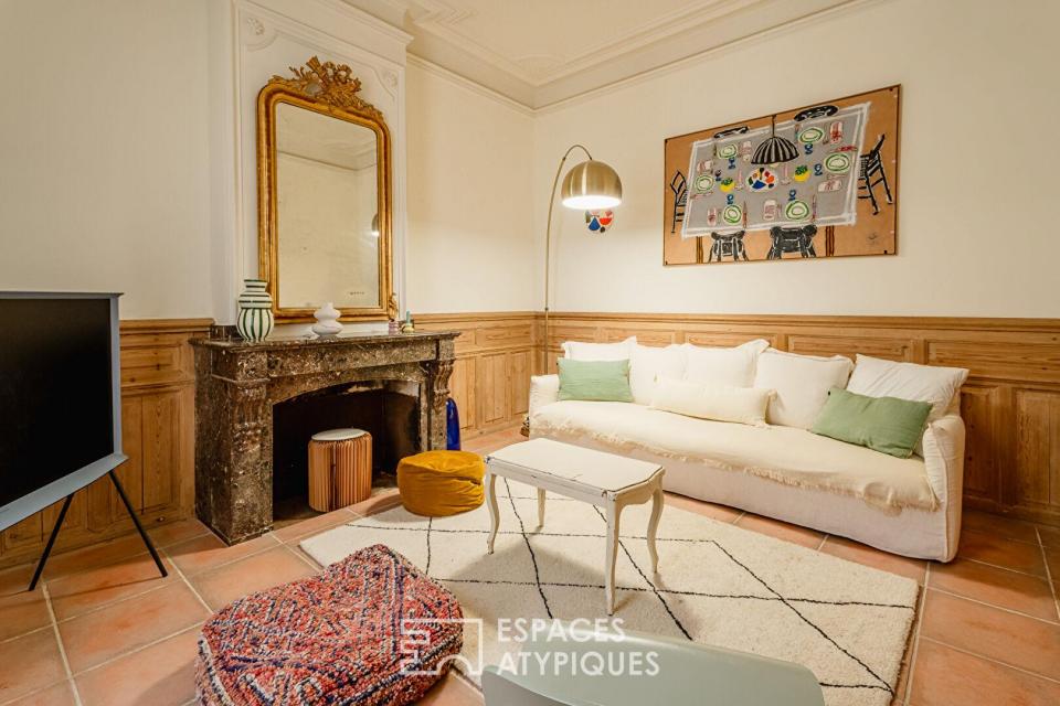 Ensemble immobilier de caractère et fort potentiel avec gite indépendant et grande remise