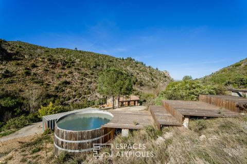 Bergerie de Charme avec piscine au cœur de l&rsquo;Eden sauvage des Corbières