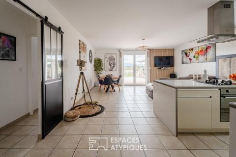 Maison de plain-pied et grand terrain avec panorama sur l&rsquo;Alaric