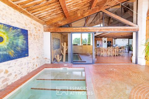 Maison d&rsquo;architecte avec galerie d&rsquo;art et loft premium en bord de Canal