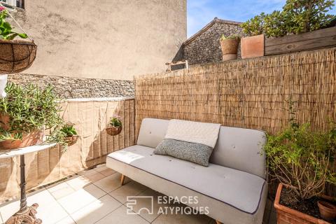 Appartement avec terrasse, au calme, à deux pas des Halles de Narbonne