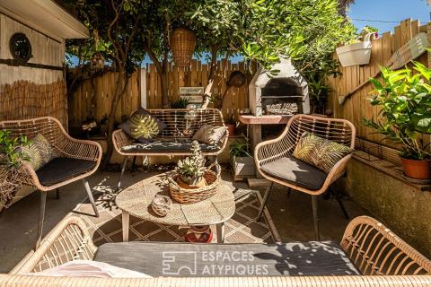 Demeure de charme, plage des chalets à Gruissan Plage- Entre mer et Clape