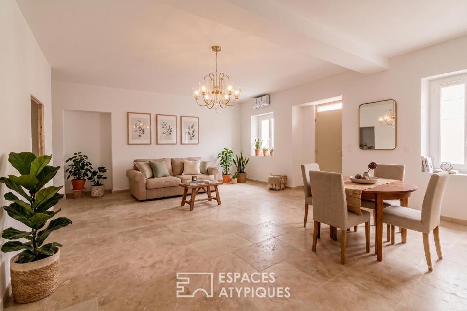 Appartement rez-de-jardin avec patio privé et garage au centre de Narbonne
