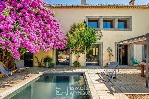 Maison de caractère avec jardin et piscine à 20 mins de Narbonne