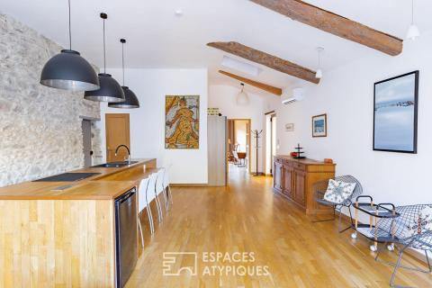 Maison de Maître du XVIIIe avec piscine et jardin clos au Coeur du Minervois