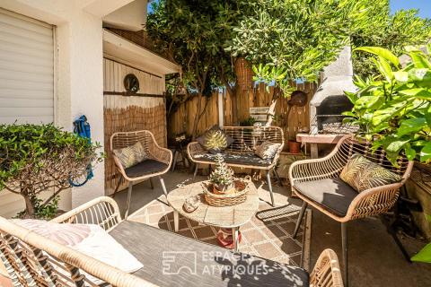 Dual Residence on Les Chalets Beach: Panoramic Duplex and Independent Guest Apartment