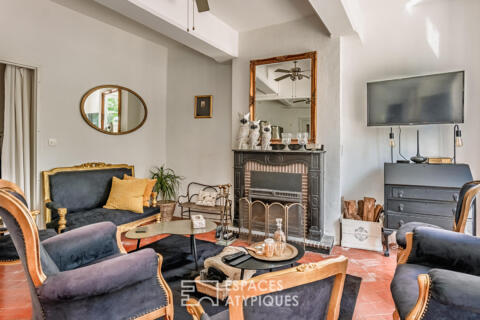 Maison de maître, gîte indépendant et espace bien-être avec piscine