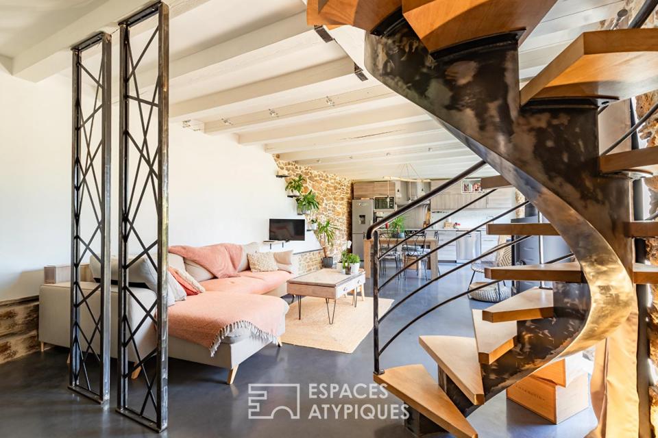 Maison de caractère rénovée en pierre à Fabrezan