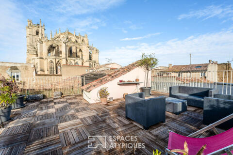 Appartement type Loft avec rooftop au centre-ville