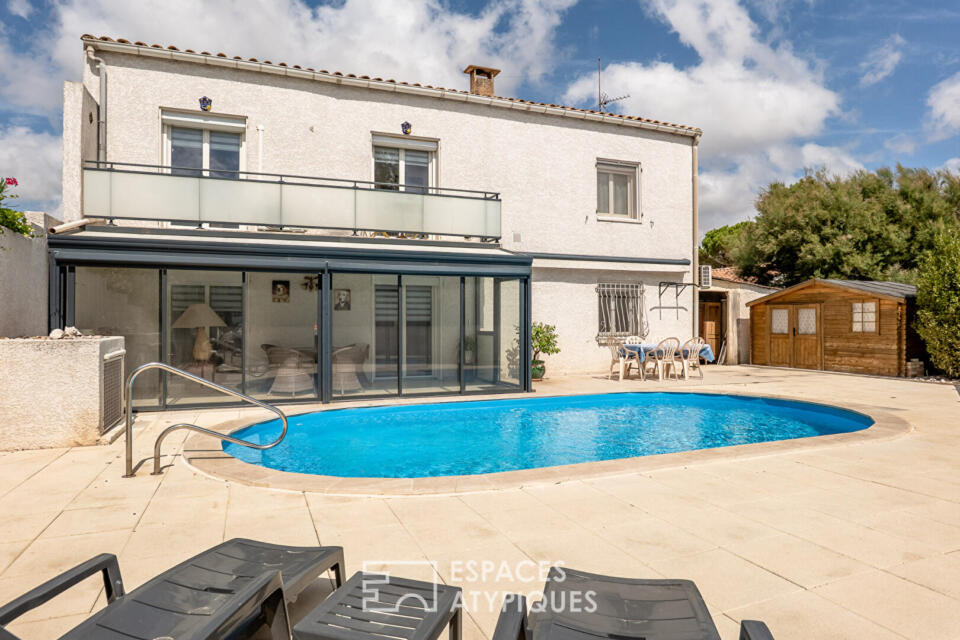 Maison avec jardin et piscine - idéal famille ou investissement