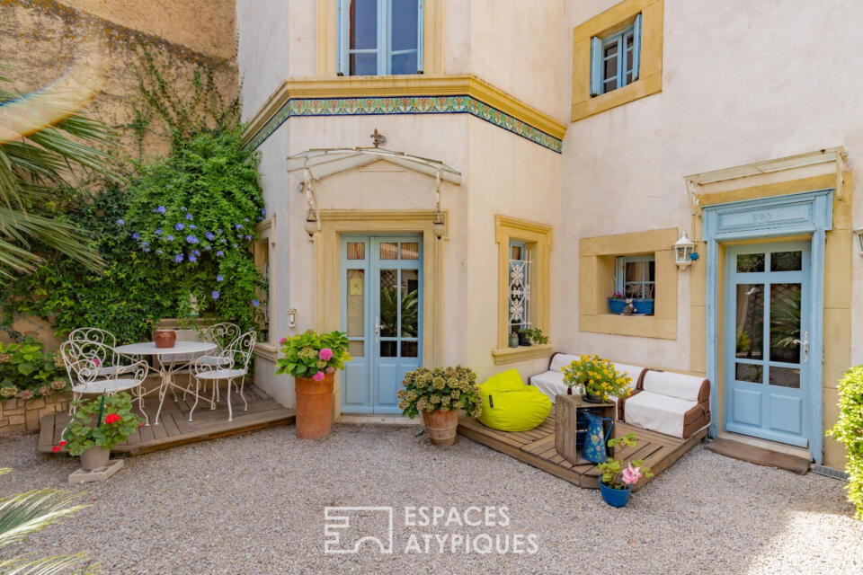 Maison bourgeoise revisitée à Luc sur Orbieu