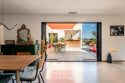 Villa contemporaine, esprit d&rsquo;architecte