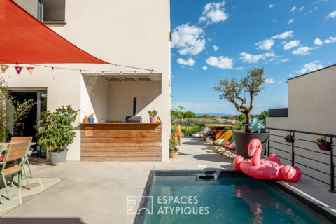 Villa contemporaine, esprit d&rsquo;architecte