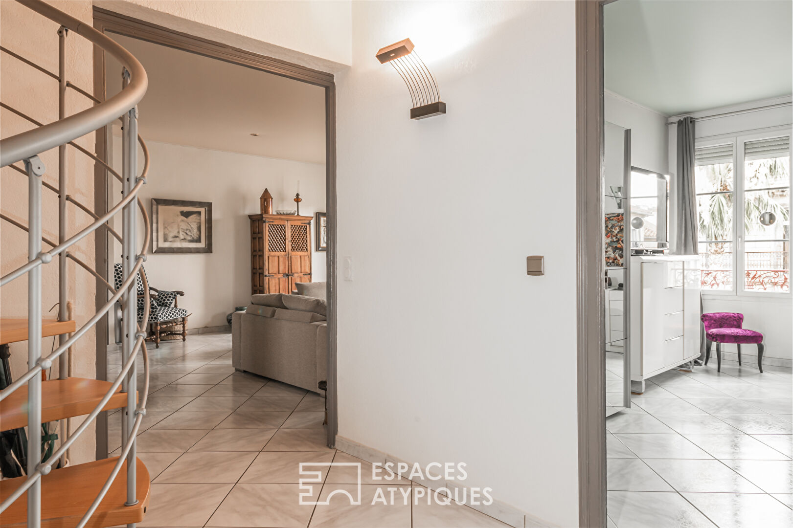 Duplex with terrace on the top floor