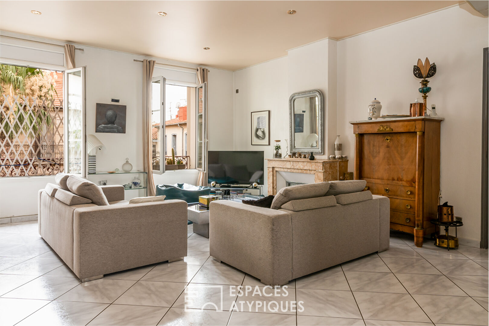 Duplex with terrace on the top floor