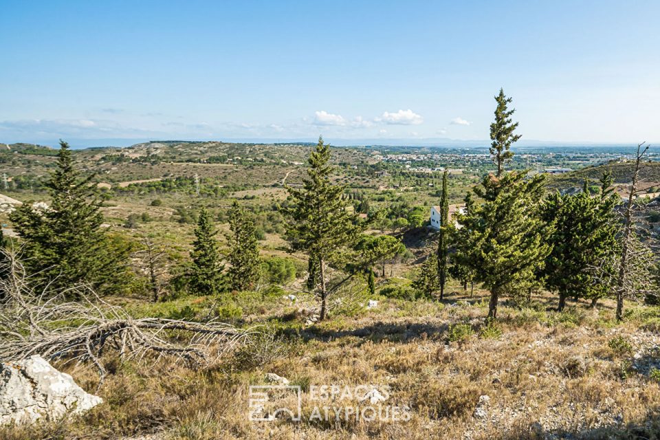 Terrain constructible avec vue dominante