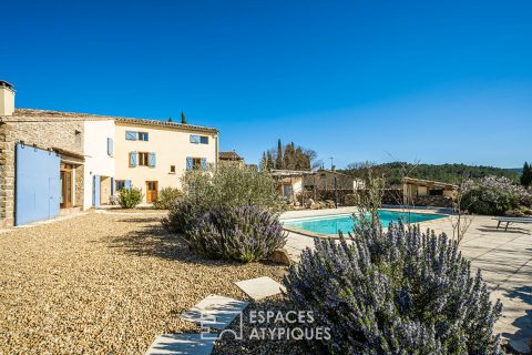 Authentic winegrower reinvented with swimming pool in the heart of Corbières