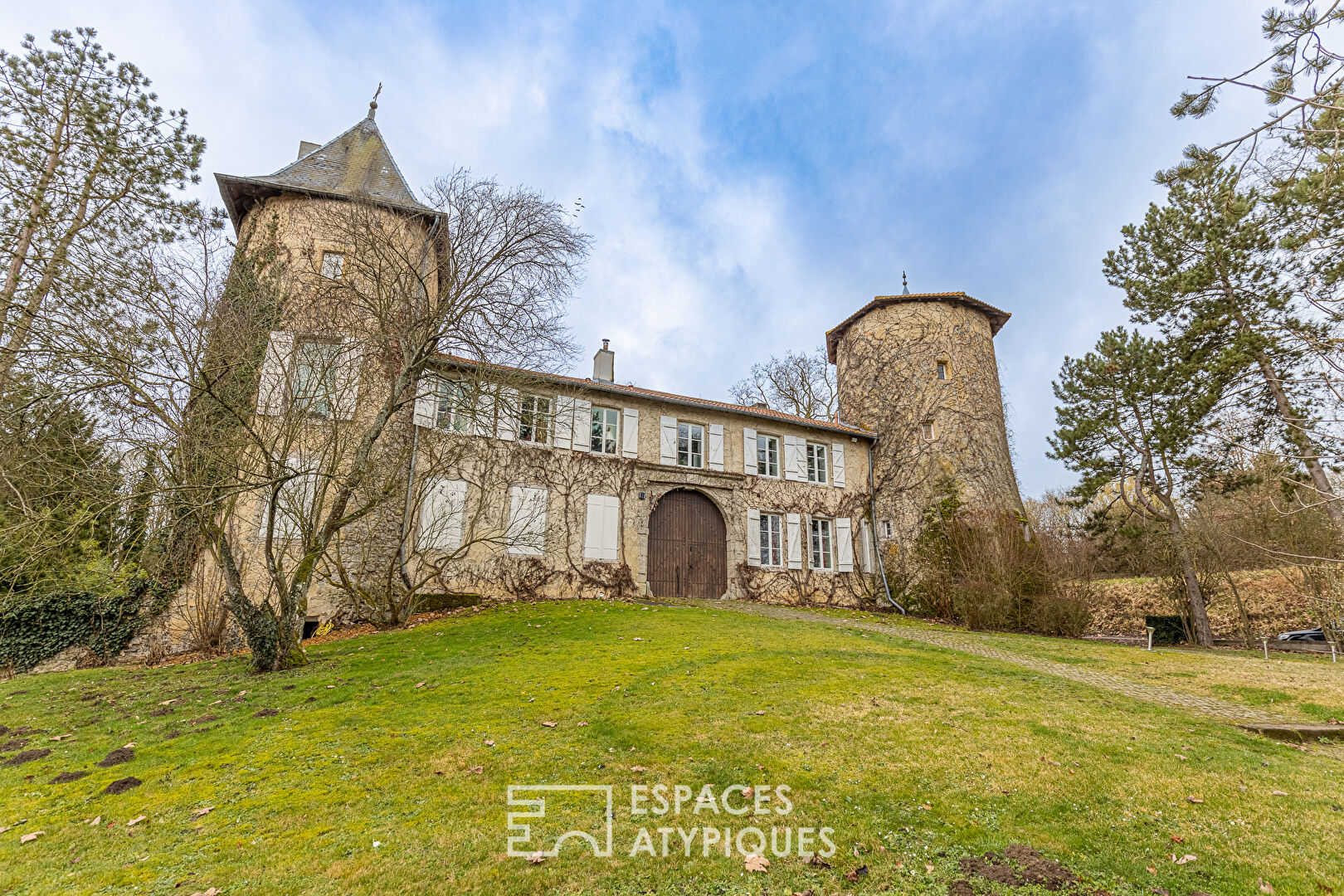 Character flat in a medieval castle