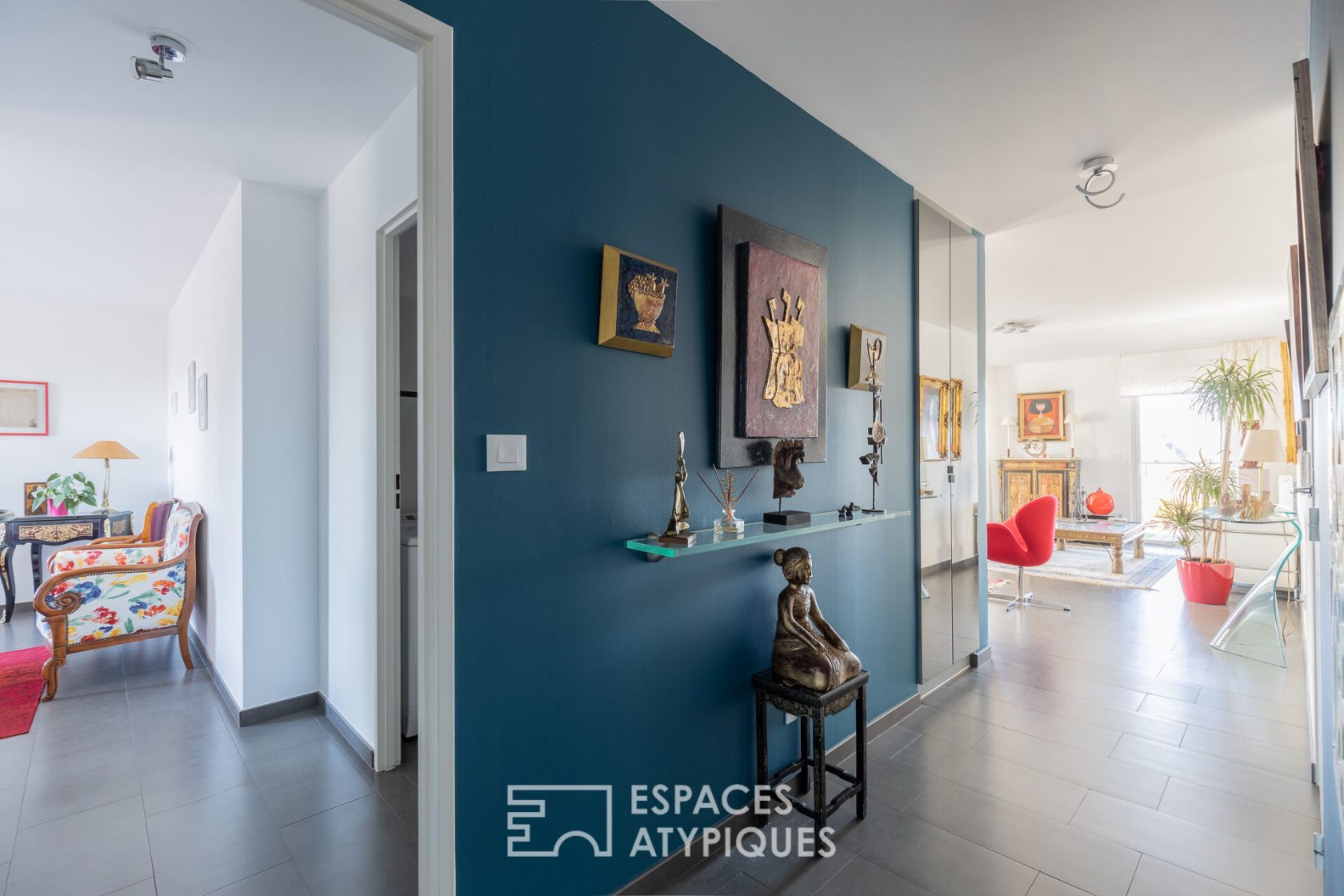 Top floor flat in the city centre