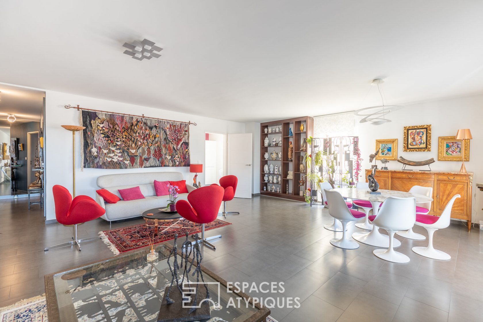 Top floor flat in the city centre
