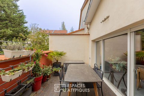 Duplex apartment with terrace in a former metal works