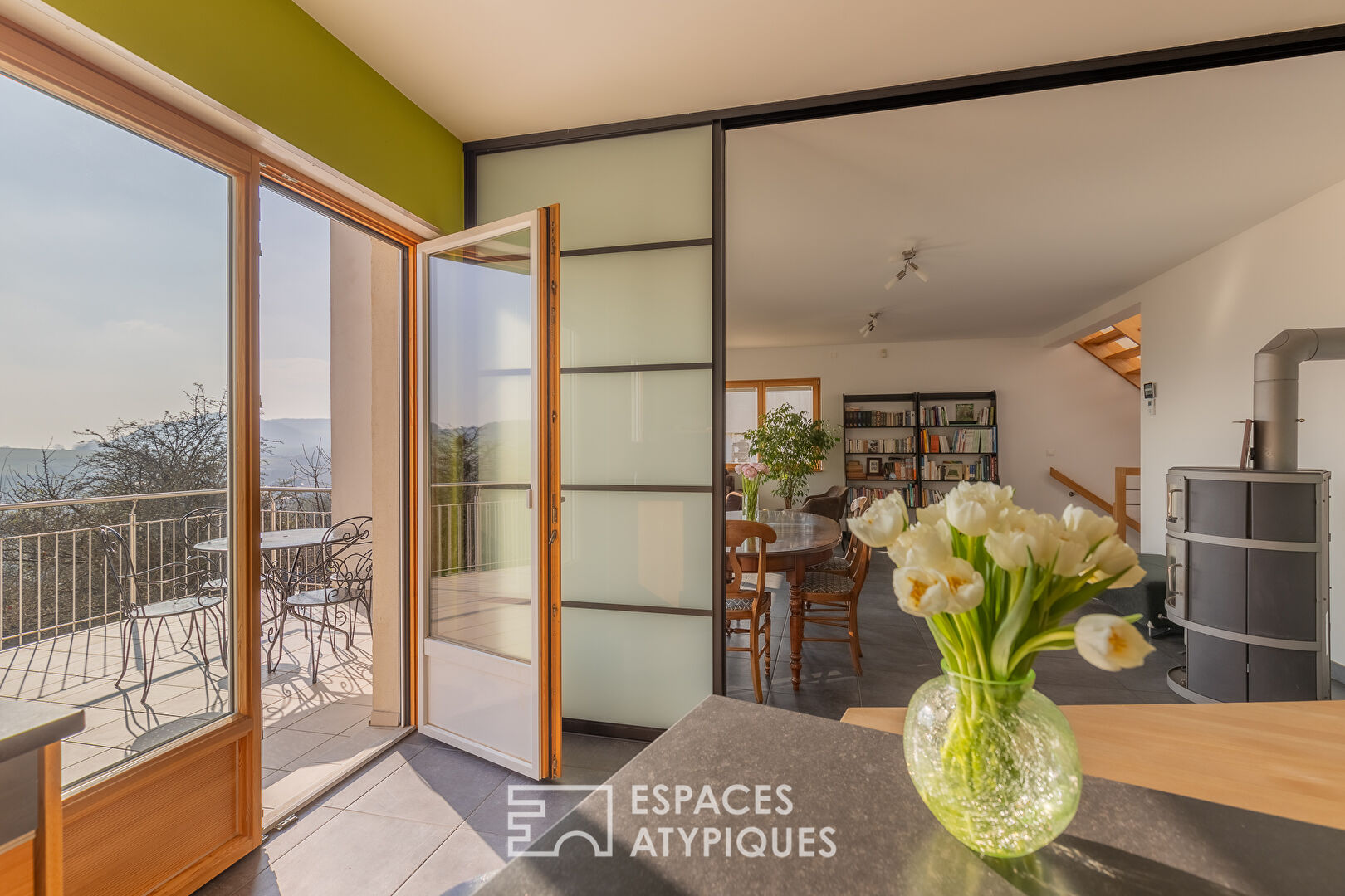 Maison contemporaine avec vue imprenable