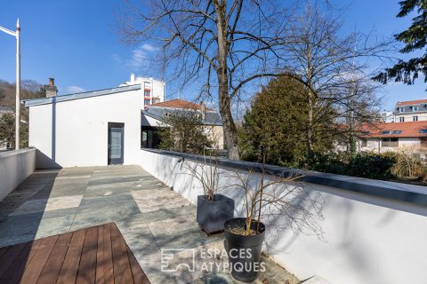 Elégante maison de ville et sa verrière