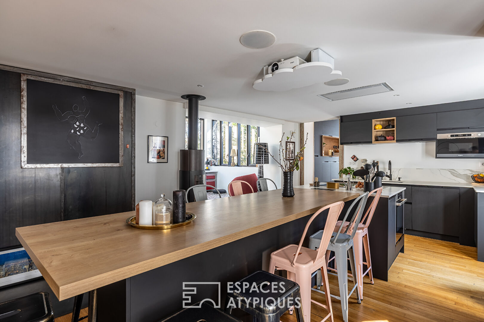 Elégante maison de ville et sa verrière