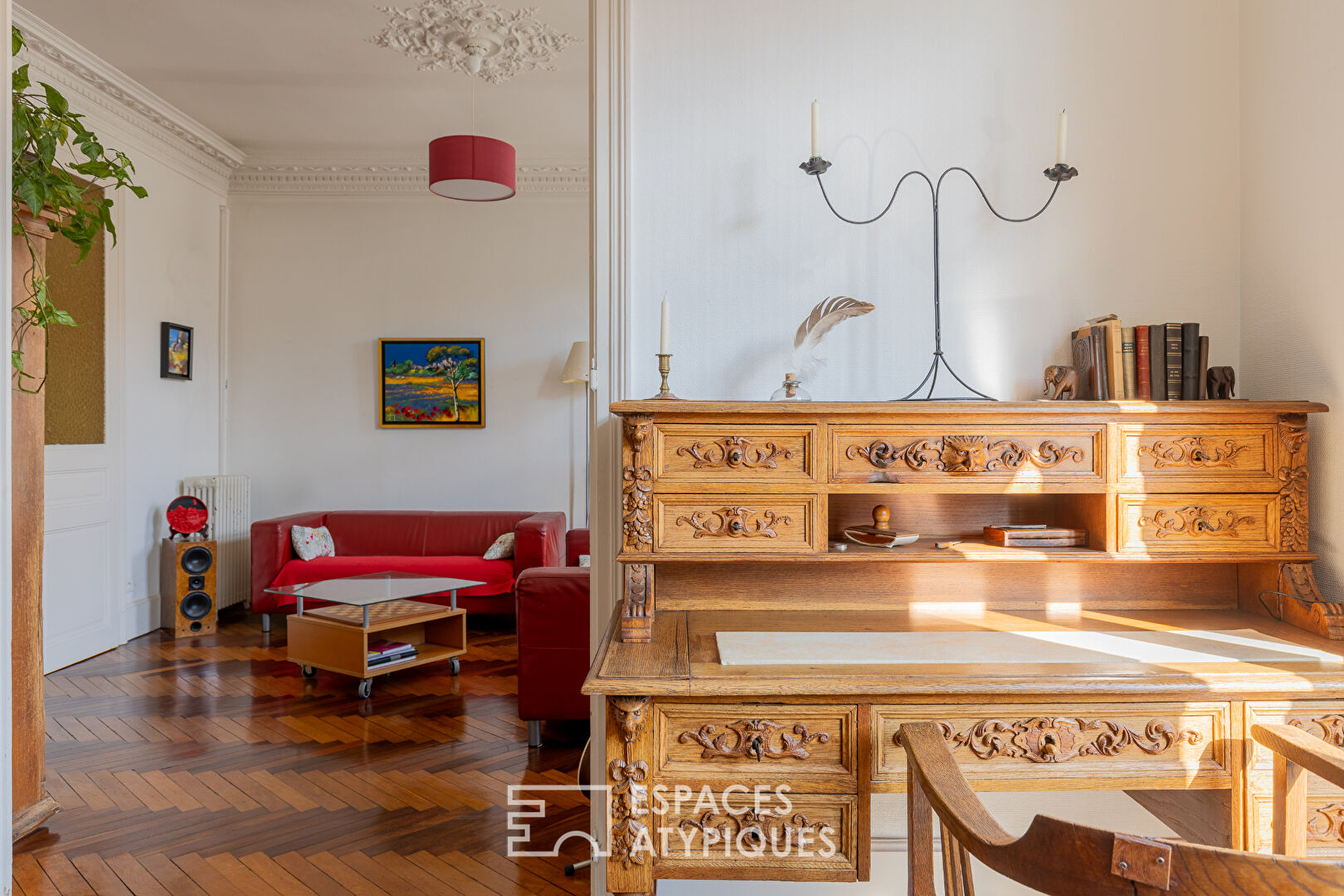Appartement de charme dans un immeuble Art Nouveau