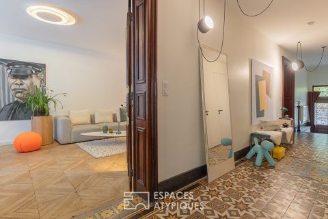 Maison bourgeoise et son jardin en coeur de ville